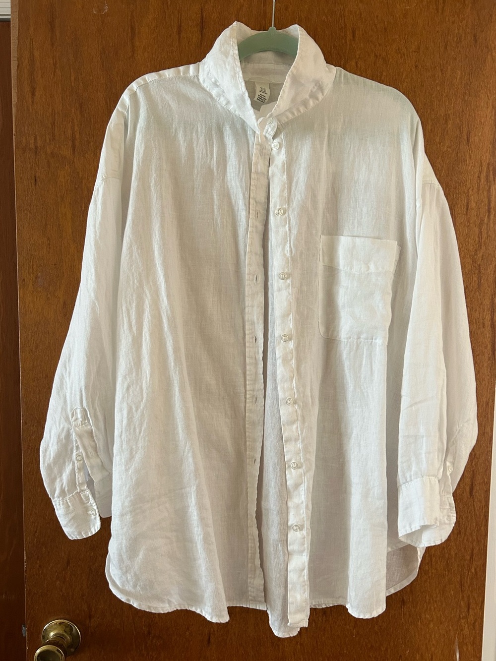 H&M 100% linen button down XXL